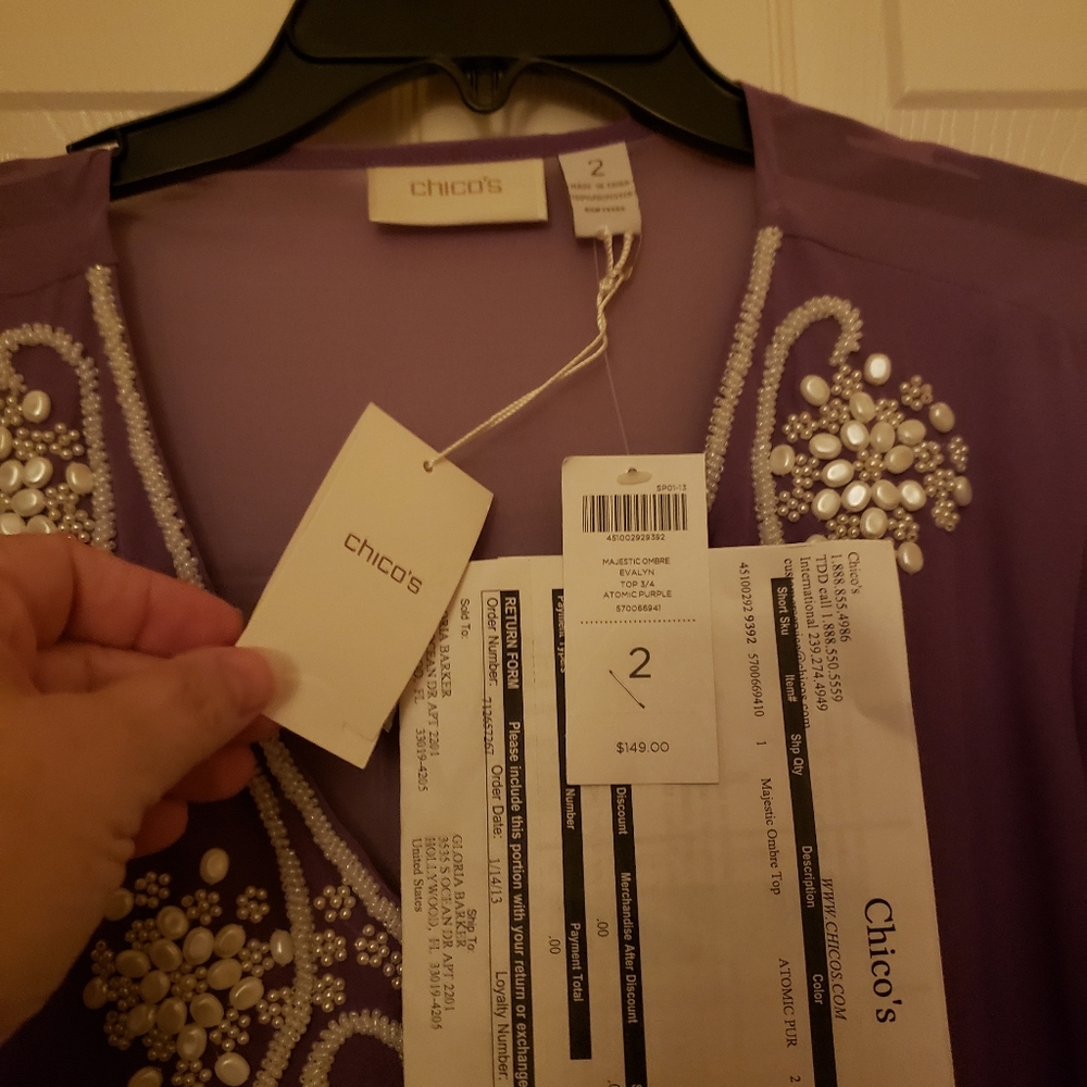Beautiful shirt embellished